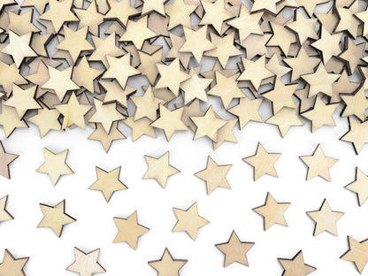 Wooden confetti Stars