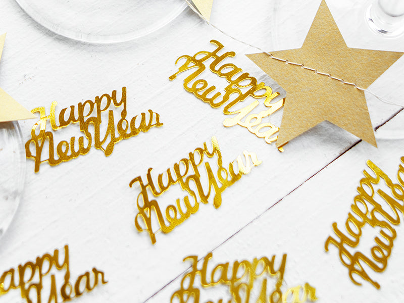 Confetti Happy New Year - gold - 3g