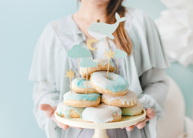 Whale Cupcake Toppers