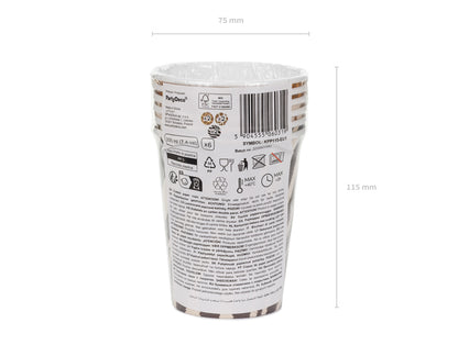 Cups Safari spots - 220 ml - Assorted Colours