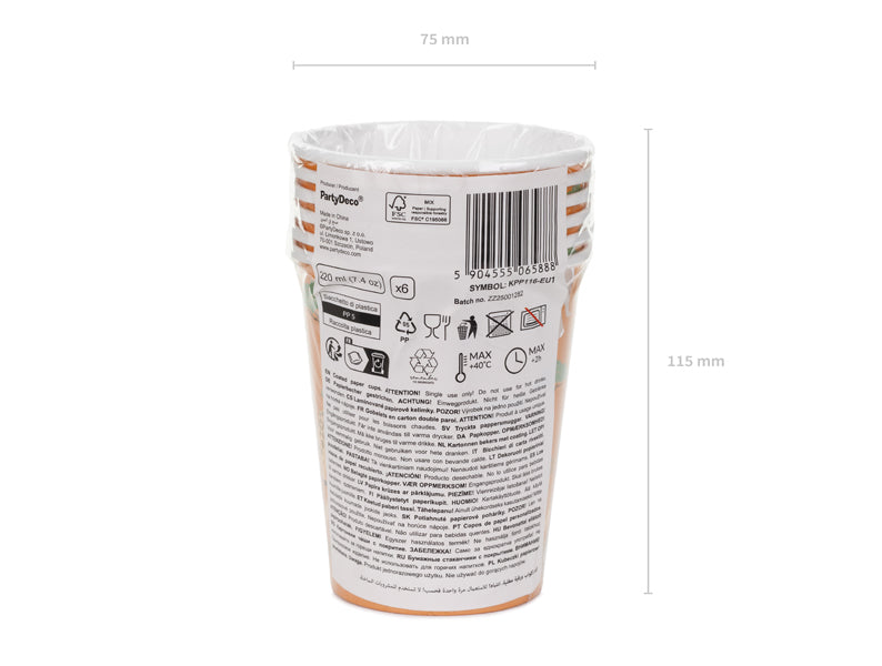 Cups Safari - 220 ml - Assorted Colours