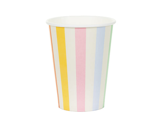 Cups Stripes - 400 ml - Assorted Colours