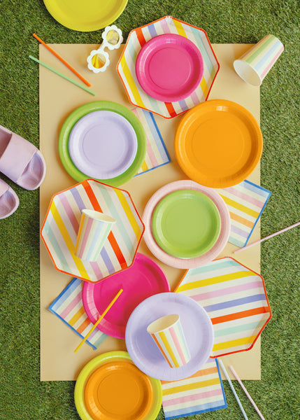 Cups Stripes - 400 ml - Assorted Colours