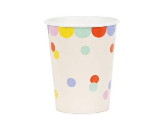 Cups Confetti - 220 ml - Assorted Colours