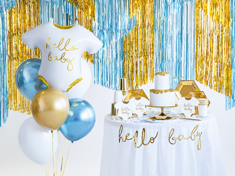 White Cups with Gold Trim