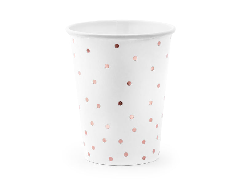Cups Polka Dots - white - 260ml