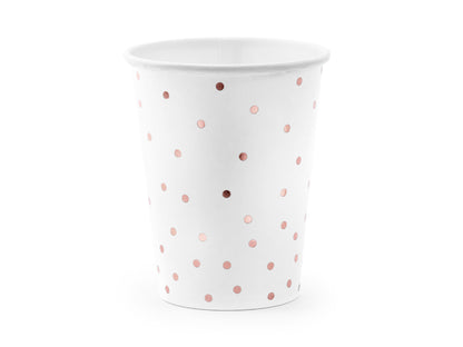 Cups Polka Dots - white - 260ml