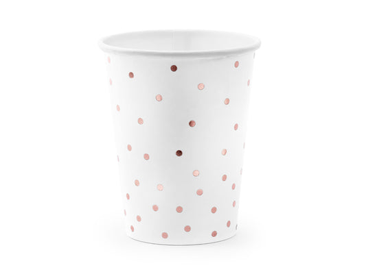 Cups Polka Dots - white - 260ml