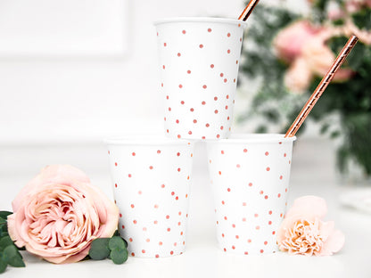 Cups Polka Dots - white - 260ml