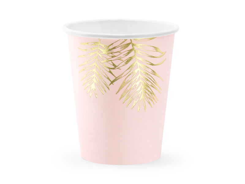 Cups Leaves - light pink - 220ml