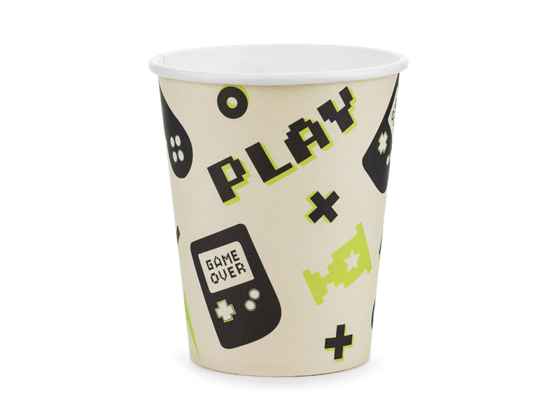 Video Game Paper Cups