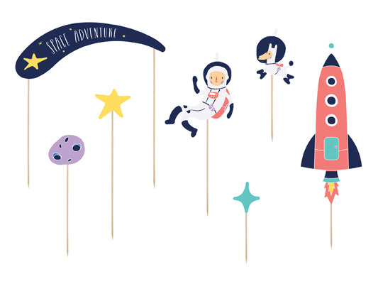 Space Cupcake Toppers