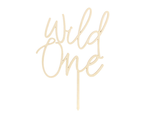 Wild one Cake Topper