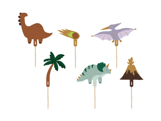 Dinosaur Cupcake Toppers