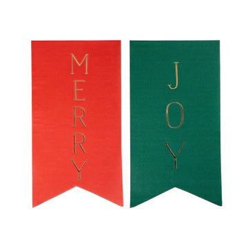 Serviettes de table Merry + Joy
