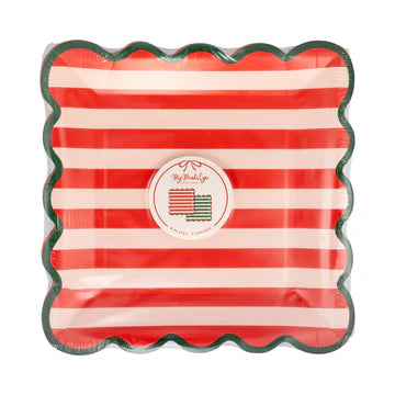 Assiettes rayées Joy