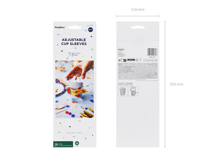 Cup sleeves Airplane - Assorted Colours