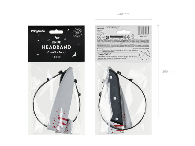 Knife Headband - Assorted Colours