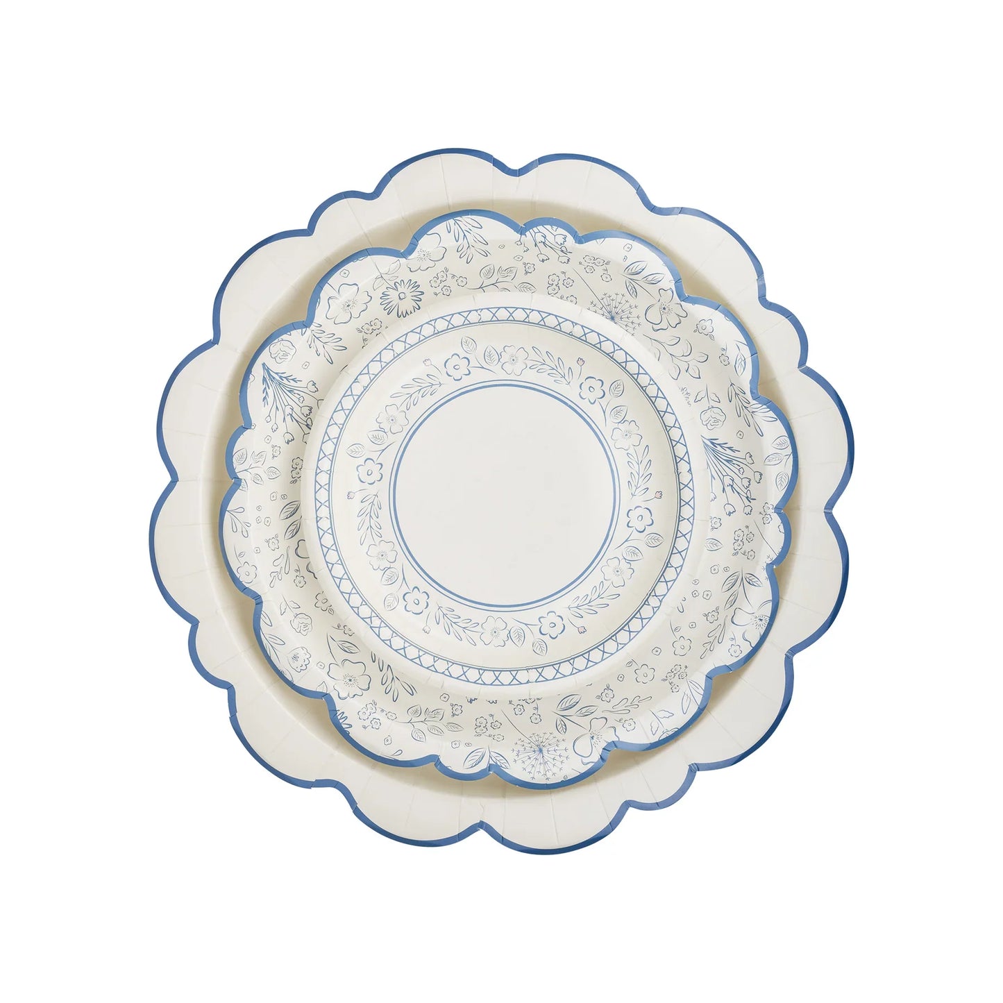 PEMBROKE FLORAL 10" PAPER PLATE