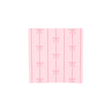 PETAL PINK SIGNATURE BOW SMALL NAPKINS