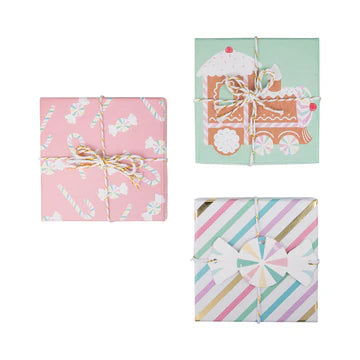 Coffret porte-cartes cadeaux Train en pain d'épice