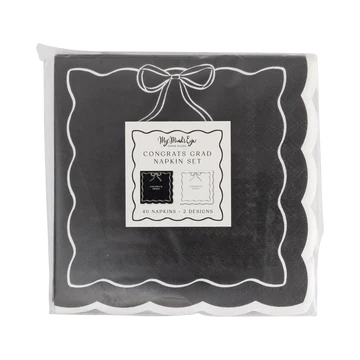 BOW CONGRATS COCKTAIL NAPKIN SET