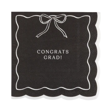 BOW CONGRATS COCKTAIL NAPKIN SET