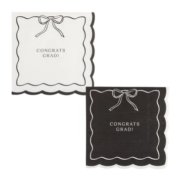 BOW CONGRATS COCKTAIL NAPKIN SET