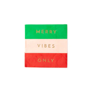 Merry Vibes Only Napkins