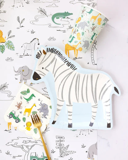Safari Scalloped Napkins