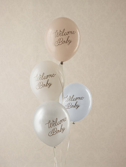Welcome Baby Latex Balloon Pack