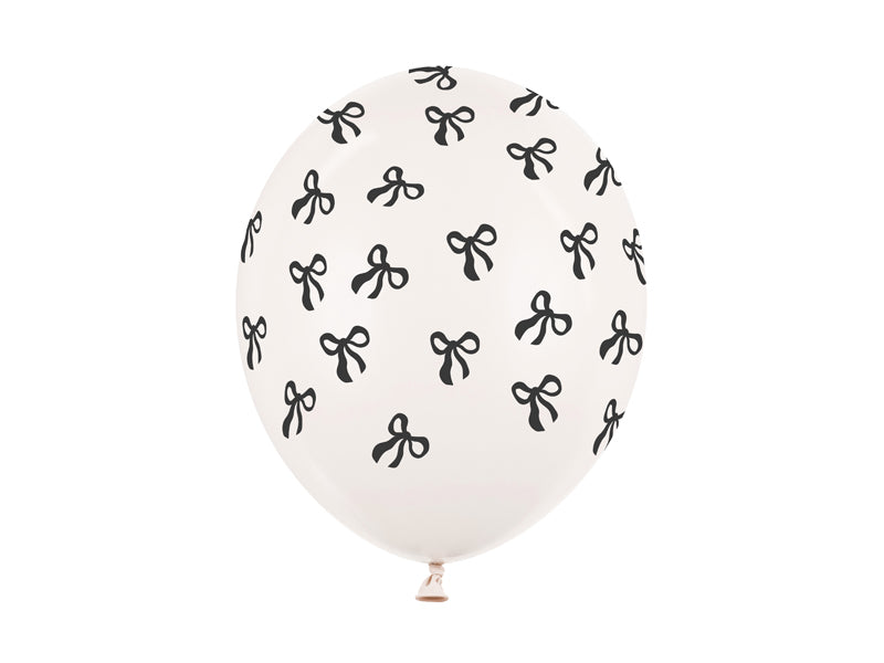 Bow Print Latex Balloon Pack