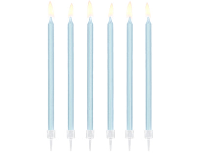 Pastel Blue Birthday Candles