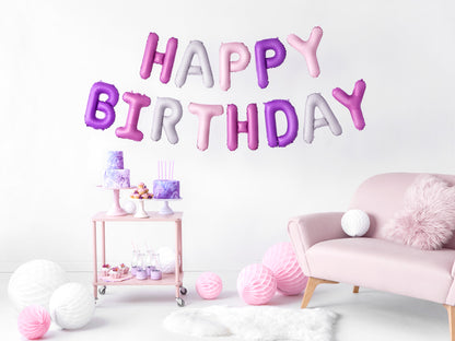 Pastel Purple Birthday Candles