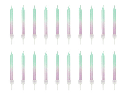 Birthday candles ombre
