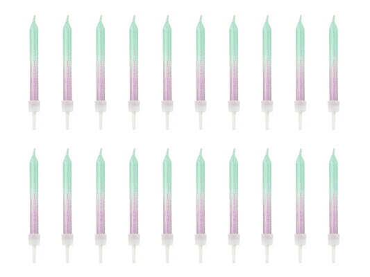 Birthday candles ombre
