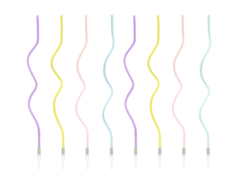 Swirl Pastel Candles