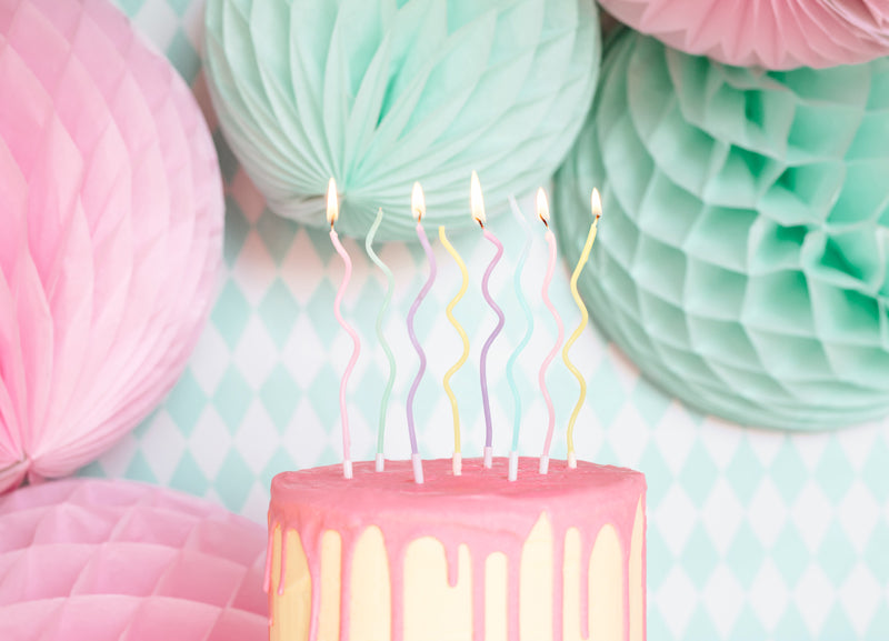Swirl Pastel Candles