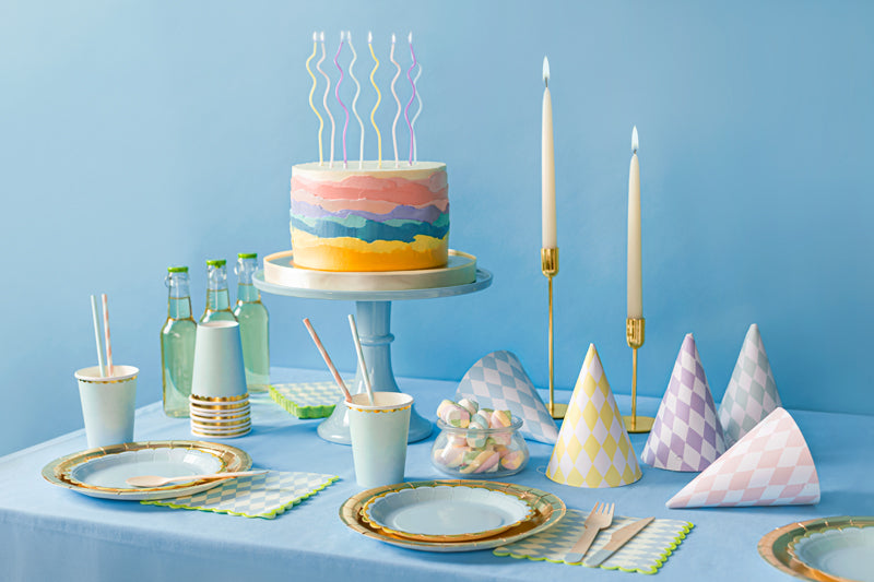 Swirl Pastel Candles