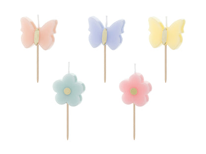 Butterfly & Flower Candles