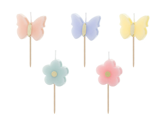 Butterfly & Flower Candles