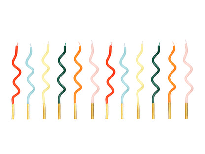 Curly Birthday Candles
