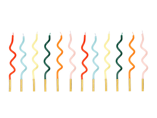 Curly Birthday Candles