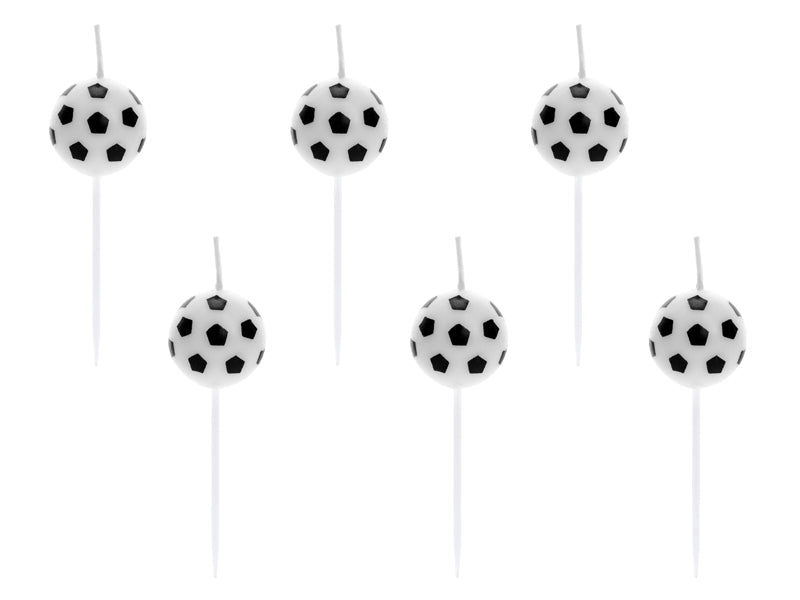 Bougies en forme de ballon de football