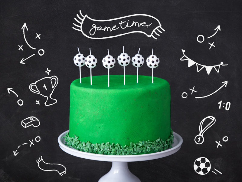 Bougies en forme de ballon de football