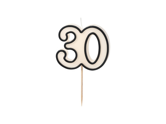 30th Birthday Candle