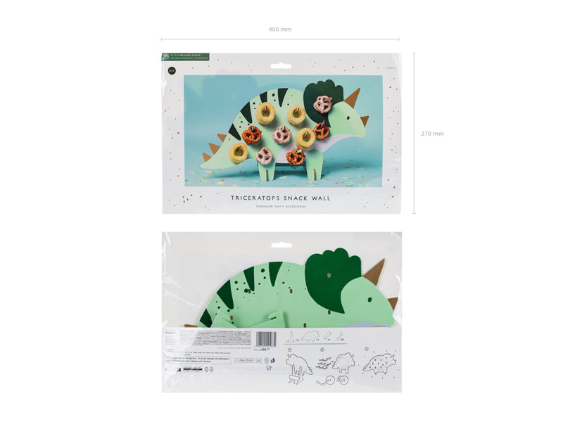 Snack wall Triceratops - Assorted Colours