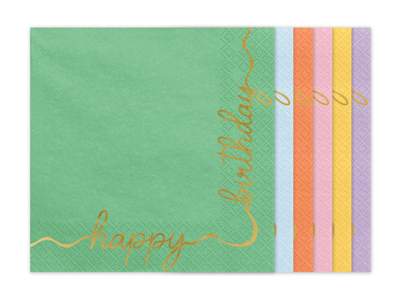 Happy Birthday Napkins
