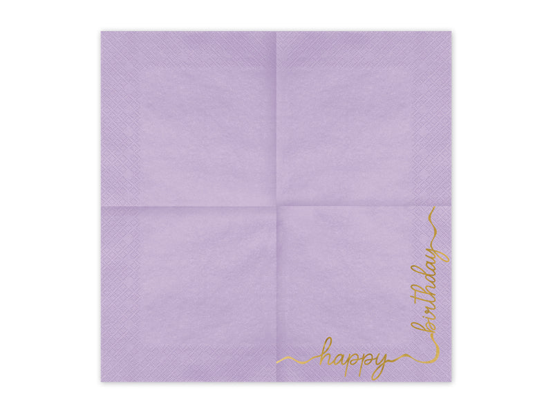 Happy Birthday Napkins