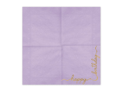 Happy Birthday Napkins